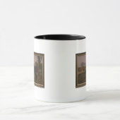 犬が付いている馬上のビスマルク マグカップ (中央)