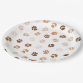 犬が前足で歩く ペーパープレート (アングル)