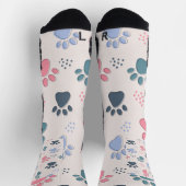 犬が動物のかわいいペットを愛する人のためのペットの足のギフト ソックス (上部)