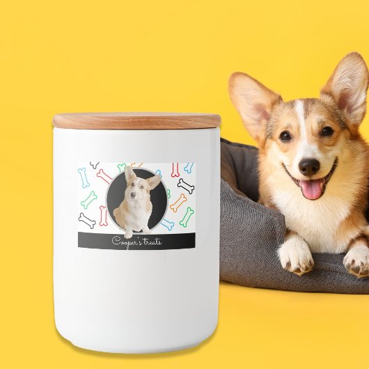 犬が可愛図解入りの、写真付きのい骨をペットで扱う フードラベル