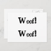 犬が吠える苦情 ポストカード (正面/裏面)