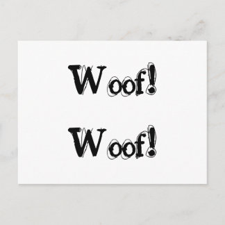 犬が吠える苦情 ポストカード