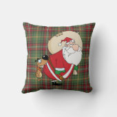 犬が噛むサンタ クッション (裏面)