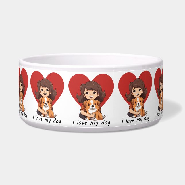 犬が大好き ボウル (正面)