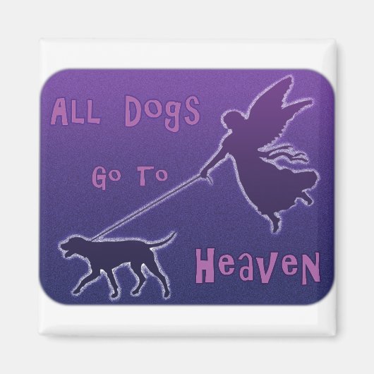 犬が天国へ マグネット (正面)