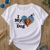 犬が好きだ |おもしろいパーソナライズされた文字 Tシャツ