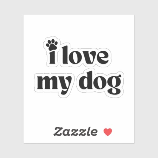 犬が好きだ シール (シート)