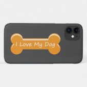 犬が好きだ |ドッグボーン Case-Mate iPhoneケース (裏面(横))