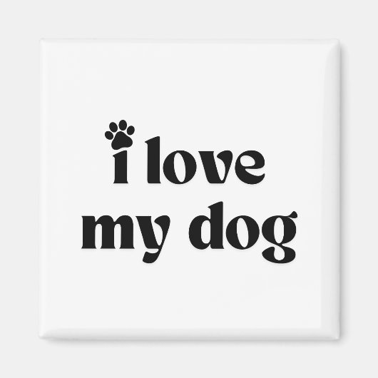 犬が好きだ マグネット (正面)