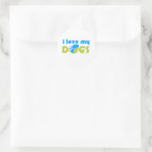 犬が好きだ ラウンドシール (バッグ)