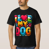 犬が好きだ Tシャツ (正面)