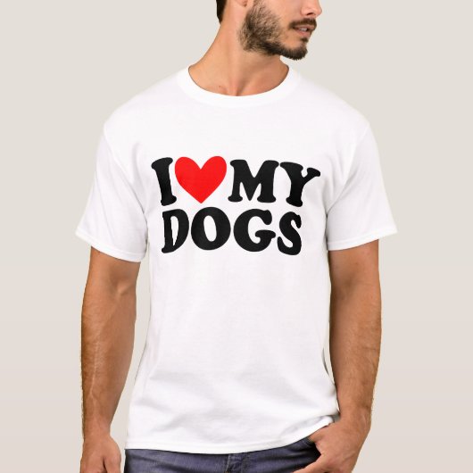 犬が好きだ Tシャツ (正面)