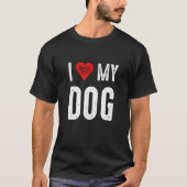 犬が好きだ Tシャツ (正面)