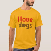 犬が好きだ Tシャツ (正面)