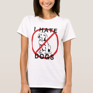 犬が嫌い Tシャツ