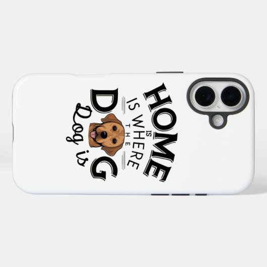 犬が家に帰る Case-Mate iPhoneケース (裏面 (横))