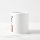 犬が幸せに暮らせるように私は頑張って働く コーヒーマグカップ (中央)