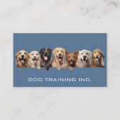 犬が微笑む | 動物飼養業 名刺 (正面)