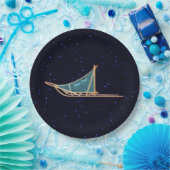 犬が星に群がる ペーパープレート (パーティー)