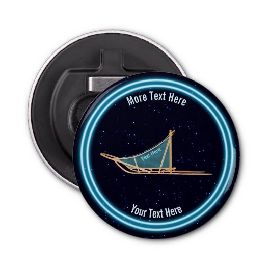 犬が星に群がる 栓抜き (正面)