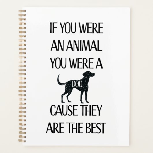 犬が最高のプランナー プランナー手帳 (正面)