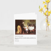 犬が母のデイカードを扱う カード (黄色い花)