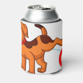 犬が犬をピューするウンチ標識 缶クーラー