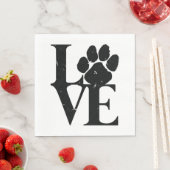 犬が犬を愛する スタンダードランチョンナプキン (インサイチュ)