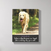 犬が現れ，天使の雌犬が キャンバスプリント (正面)