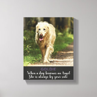 犬が現れ,天使の雌犬が キャンバスプリント