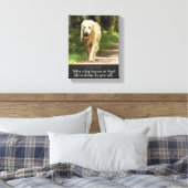 犬が現れ,天使の雌犬が キャンバスプリント (インサイチュ (寝室))