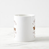 犬が私のセラピーだ必要なし コーヒーマグカップ (中央)