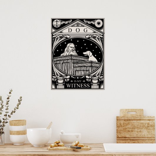 犬が私の証人だ ポスター (キッチン)