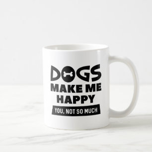 犬が私を幸せにする コーヒーマグカップ