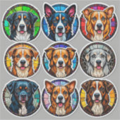 犬が種を生む シール (正面)