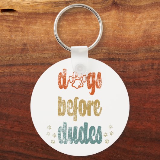 犬が糞をする |犬のオーナー最高ののギフト キーホルダー (正面)