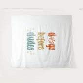 犬が糞をする |犬のオーナー最高ののギフト タペストリー (正面(横))