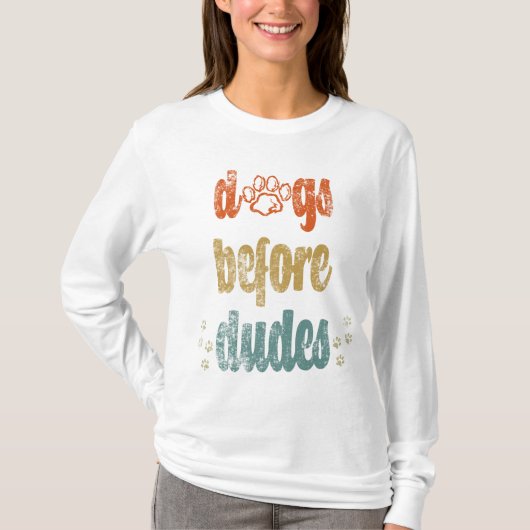 犬が糞をする |犬のオーナー最高ののギフト Tシャツ (正面)