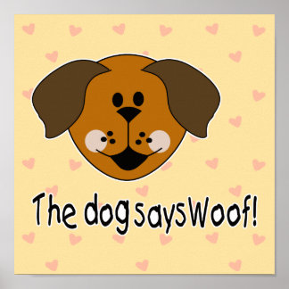 犬が糞を吐く ポスター