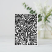 犬が見える ポストカード (スタンド正面)