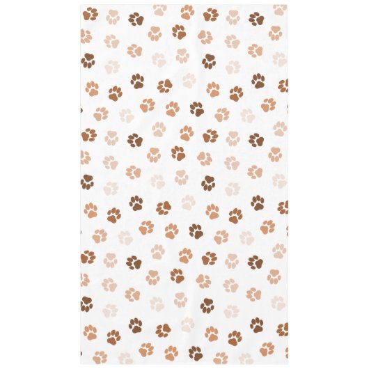 犬が足を踏む テーブルクロス (正面)