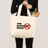 犬が集まる! ラージトートバッグ (正面(商品))