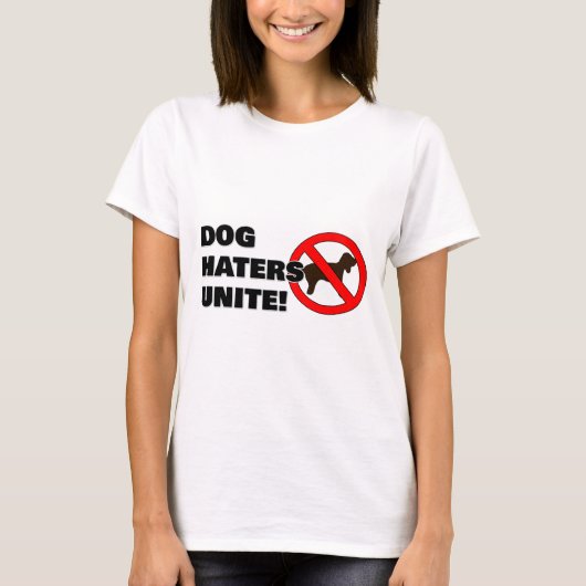 犬が集まる! Tシャツ (正面)