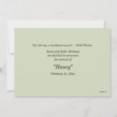 犬が骨与えの写真を撮ったペットの告知 案内状 (裏面)