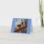 犬が高鋼を加工 カード (正面)