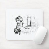 犬が髪をブラッシングする公爵夫人(ビアトリックス・ポッター) マウスパッド (マウス)