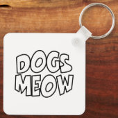 犬が鳴く キーホルダー (裏面)