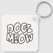 犬が鳴く キーホルダー (裏面)