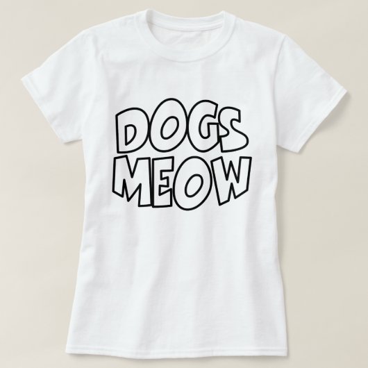 犬が鳴く Tシャツ (デザイン正面)