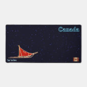 犬ぞり – アラスカ デスクマット (正面)